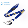 High quality free sample personalized sublimation printing airline lanyard with logo custom